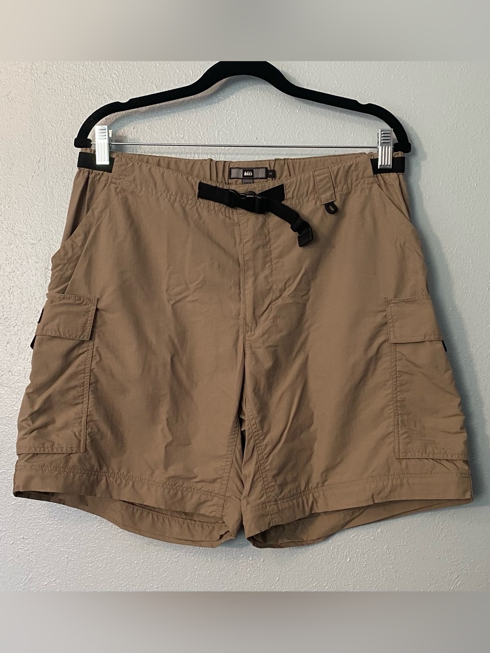 REI Cargo Shorts with Adjustable Belt